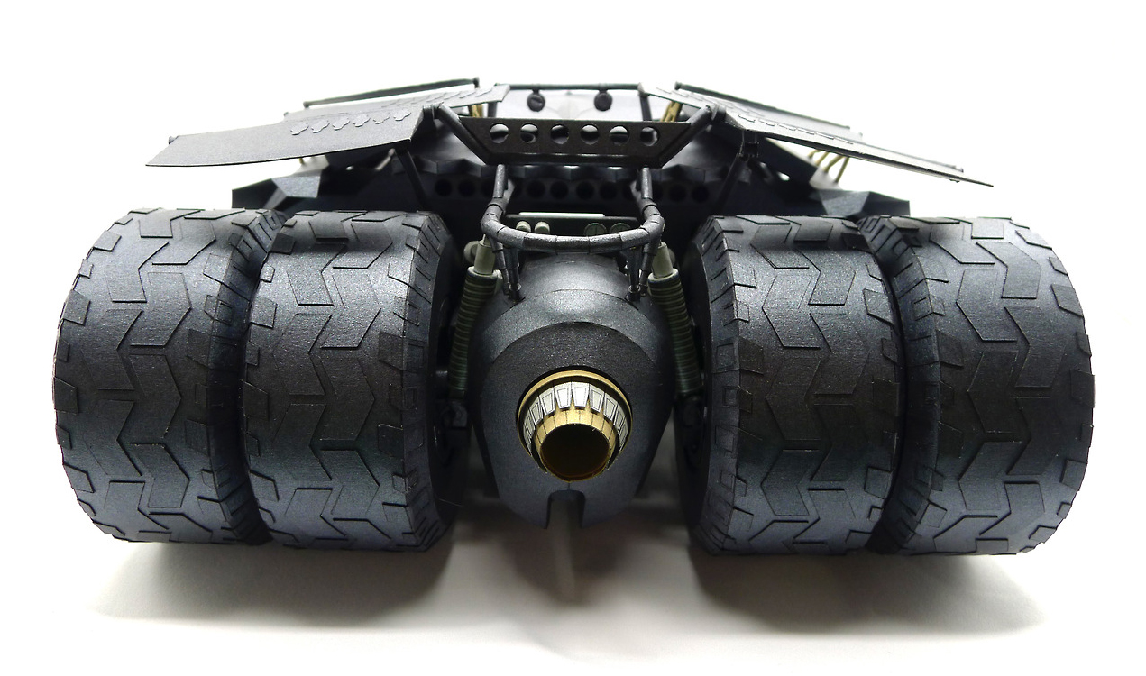 Batman’s Tumbler, in Papercraft Geek Culture