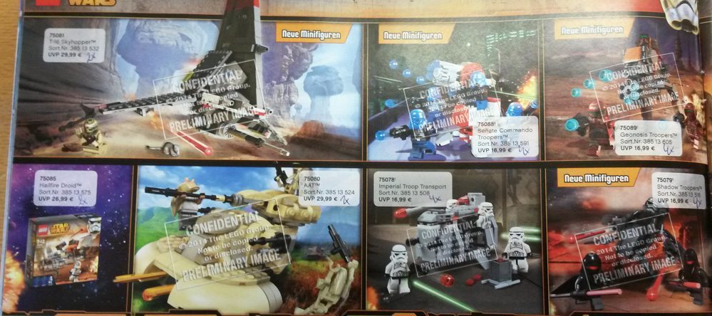 leaked star wars lego sets