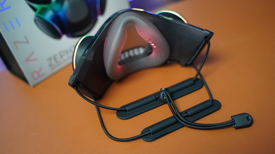 Geek Review Razer Zephyr RGB Wearable Air Purifier Geek Culture