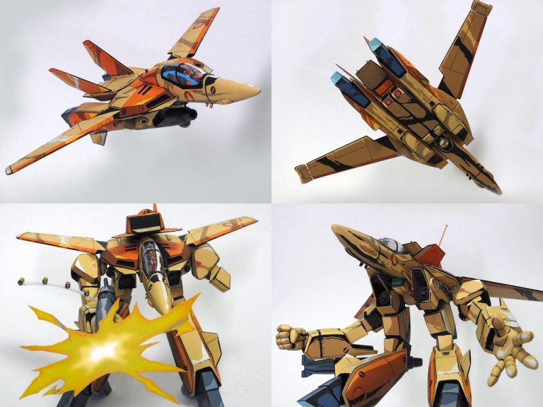 Macross/Robotech Model Kit with Classic 80s Cel-shaded Paint Job | Geek ...