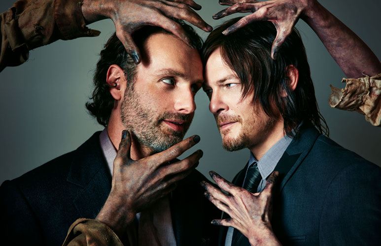 Meet Andrew Lincoln And Norman Reedus In The Flesh Geek Culture 6451