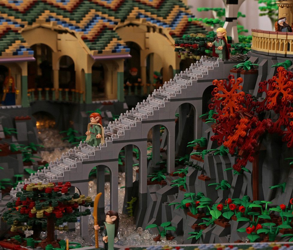 A 200,000 piece LEGO recreation of Rivendell that will blow your mind