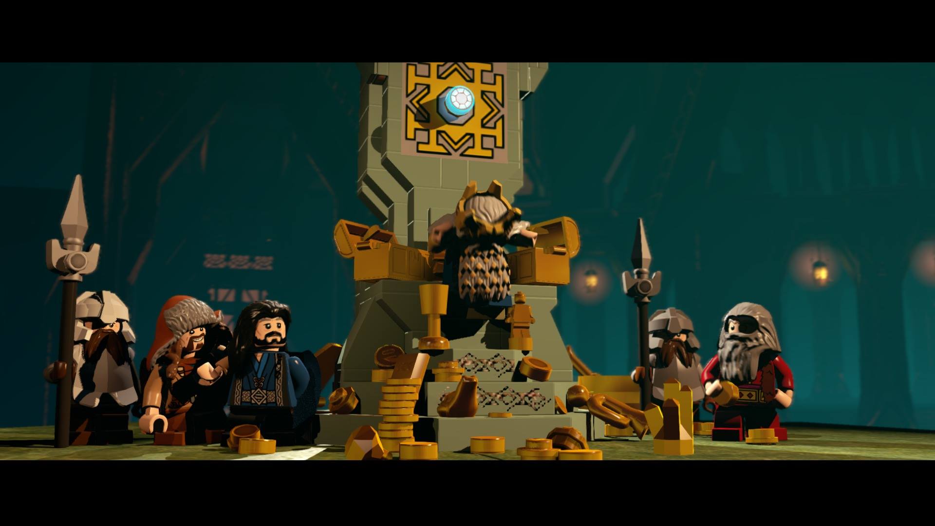 LEGO Hobbit Thror Throne