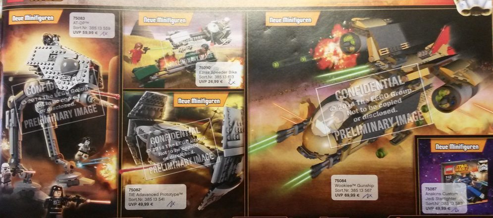 leaked star wars lego sets