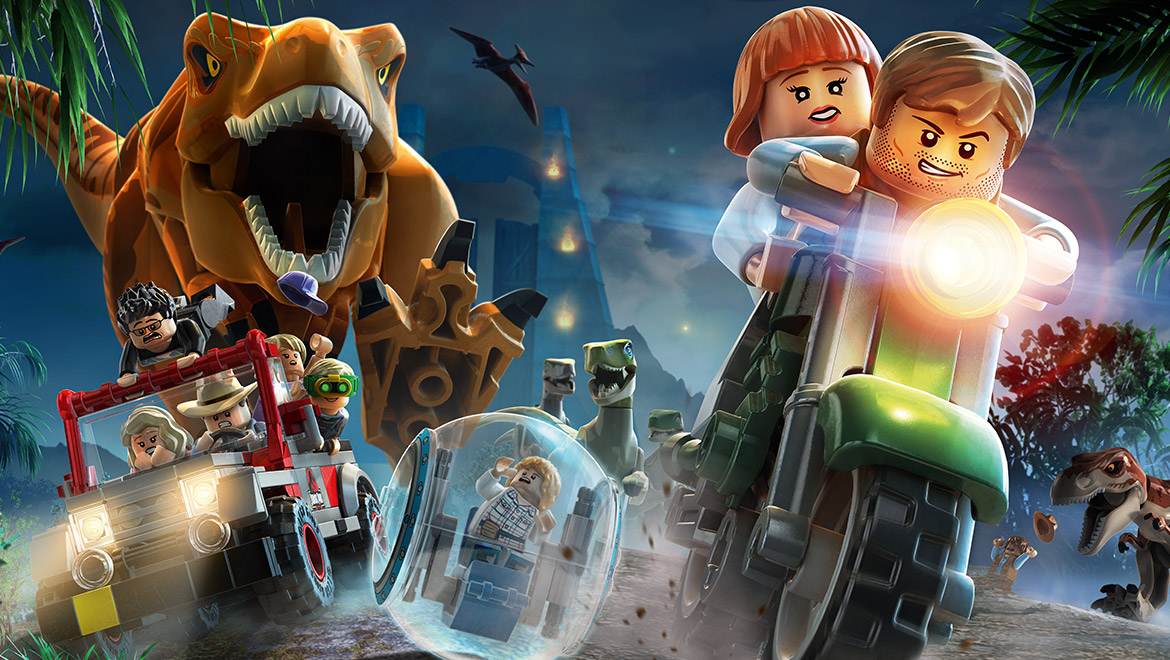 Lego jurassic world как играть вдвоем