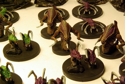 starcraft board game painted