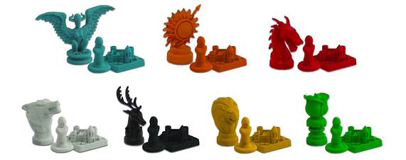 game of thrones risk pieces tokens