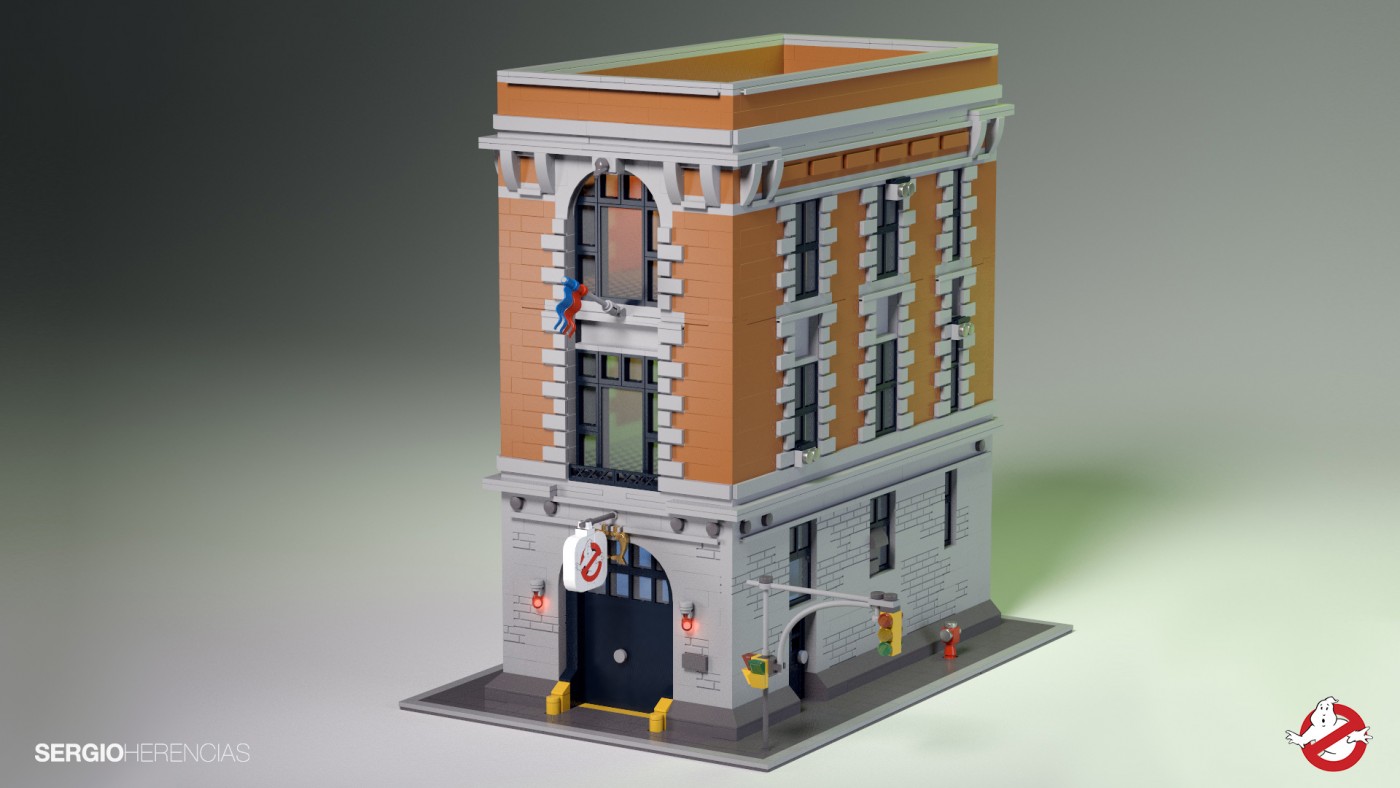Lego Library Ghost 75827 Firehouse Headquarters Ghostbusters Minifigure