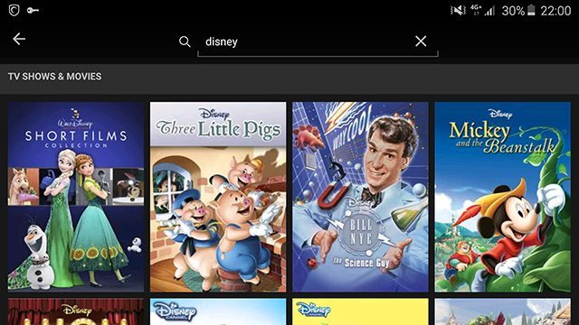 Disney Titles (with VPN)