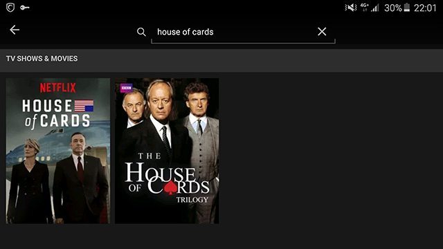 House of Cards (with VPN)