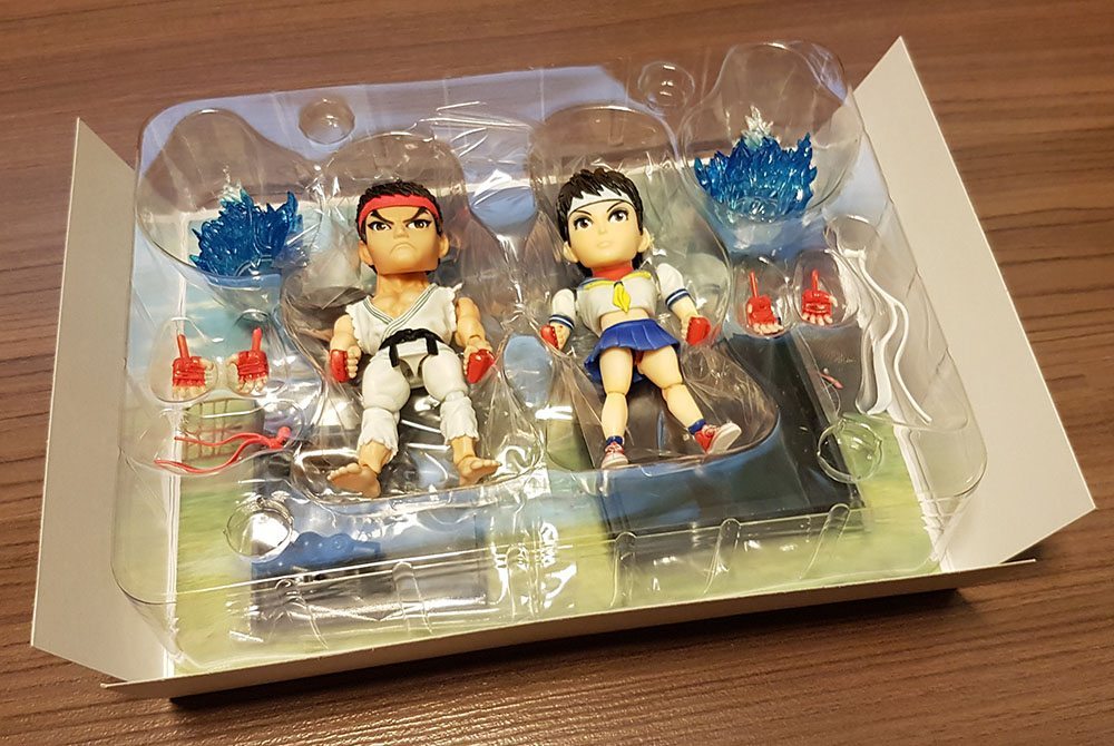 Kidslogic Street Fighter Original Anime Figure RYU SAKURA Set