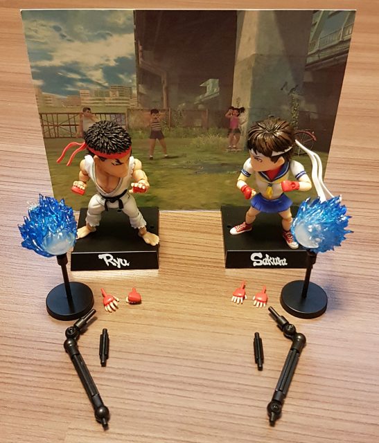 Kidslogic Street Fighter Original Anime Figure RYU SAKURA Set