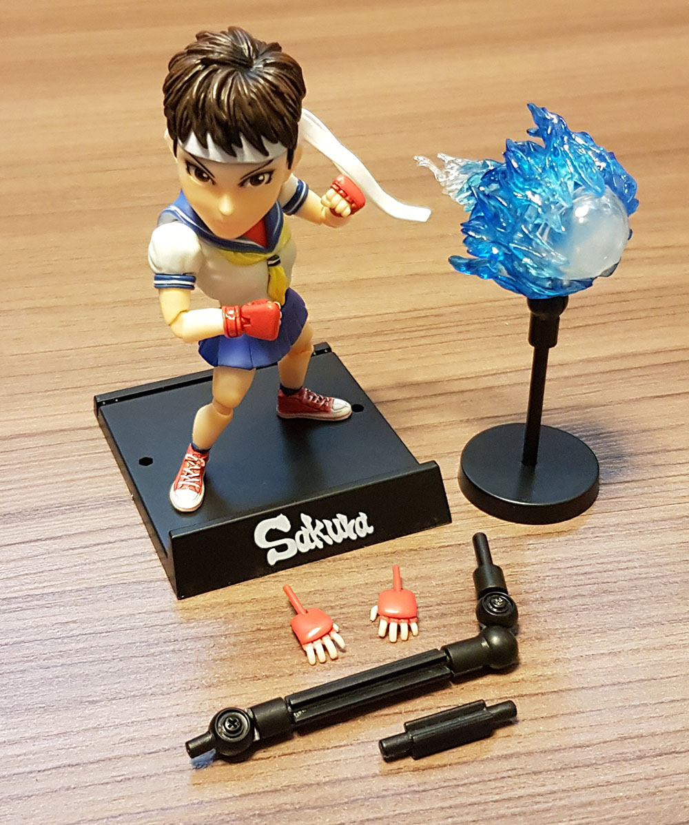Kidslogic Street Fighter Original Anime Figure RYU SAKURA Set