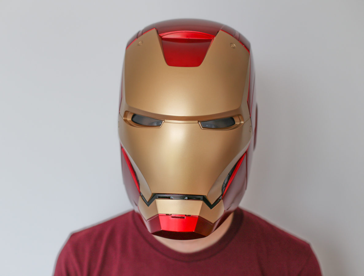 Avengers Marvel Legends Full Scale Iron Man Electronic Helmet Costume Mask