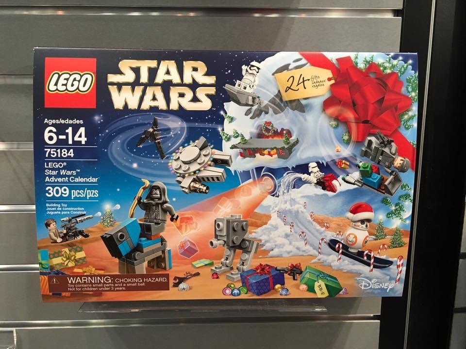 lego star wars calendar 2017