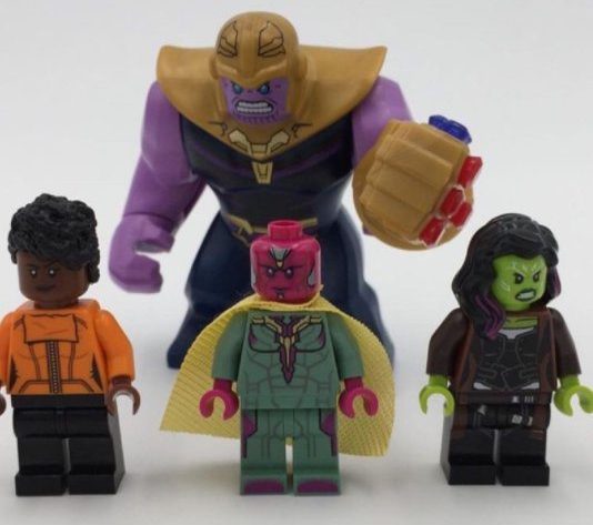 lego thanos with all stones