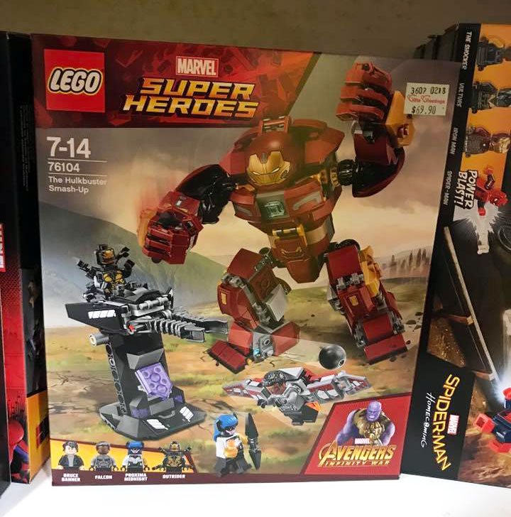 Lego avengers infinity war hulkbuster set deals