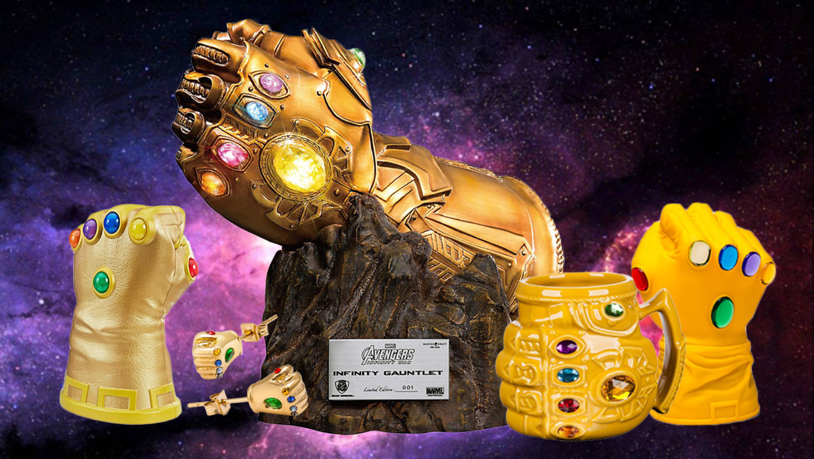 For Thanos Infinity Gauntlet 1:1 Gloves Replace Acrylic Replacement Gem 6pcs Set 