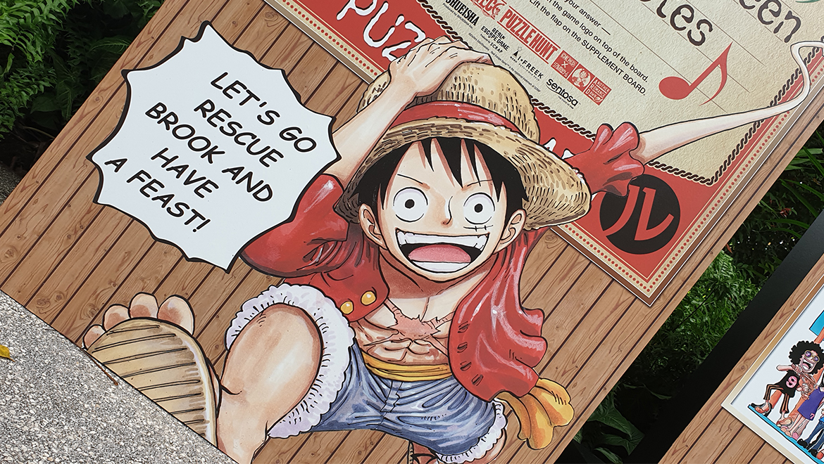 Putting Together One Piece Puzzle of Luffy 
