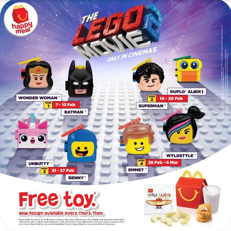 mcdonalds happy meal toy the lego movie 2 series you choose your toy 