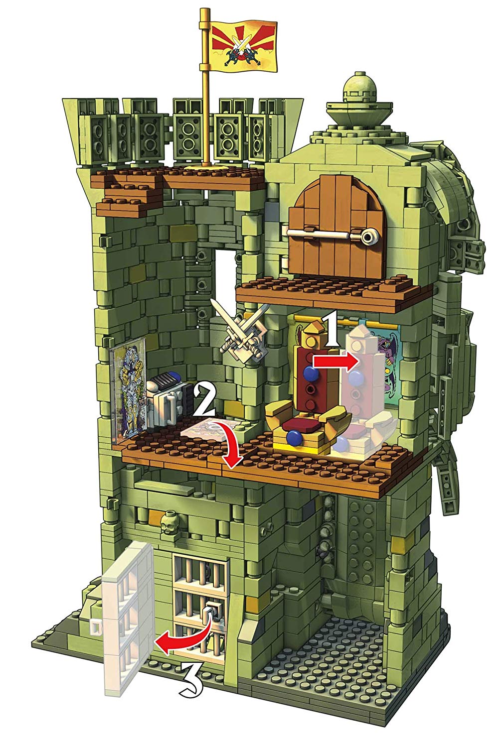 castle grayskull bricks