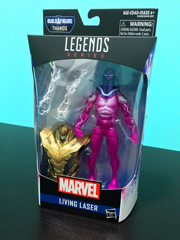 Marvel Legends Living Laser and Avengers Endgame Thanos baf Torso 