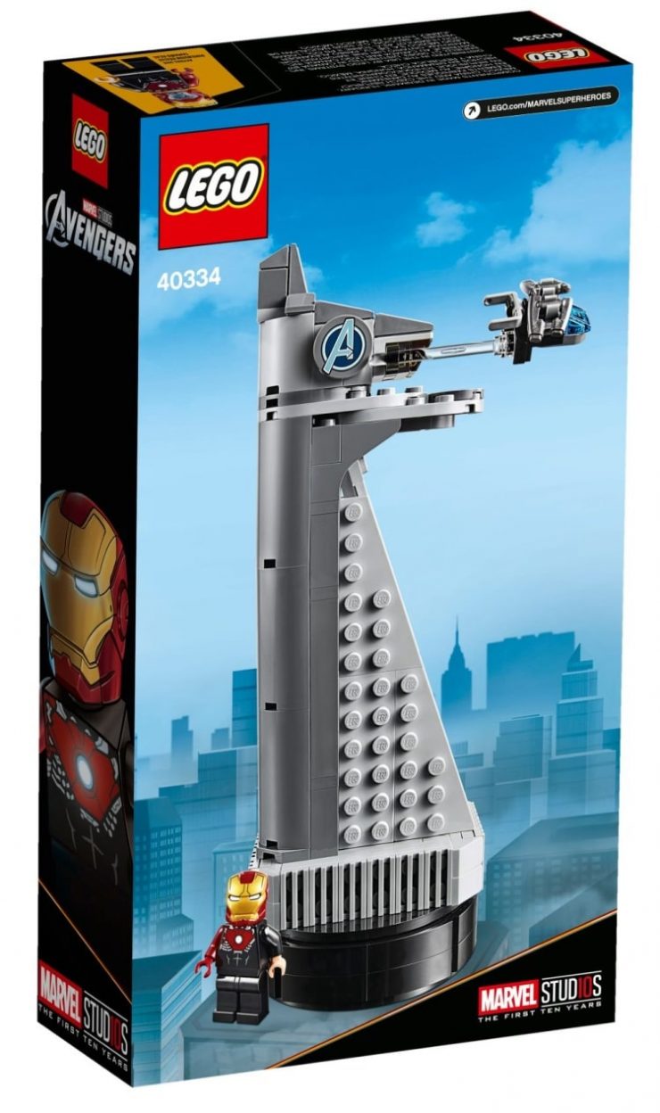 lego avengers tower speed build