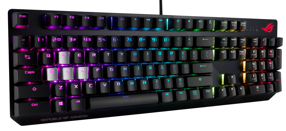 The New ASUS ROG Strix Scope Keyboard Is Engineered for FPS Success