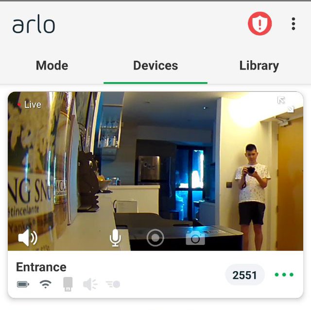 Arlo pro best sale delay live