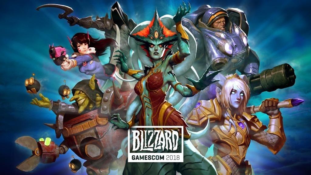 gamescom 2019 blizzard banner