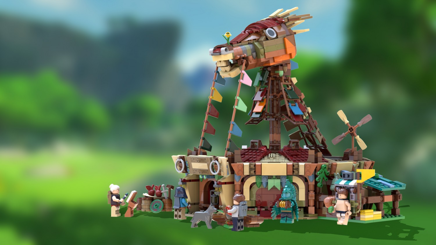 This LEGO Zelda: Breath of the Wild Stables Is A Breath of Fresh Air - Zelda Breath Of The Wild Sets