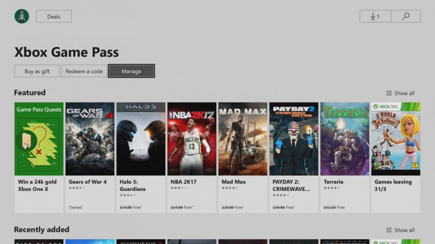 best games on game pass 2019