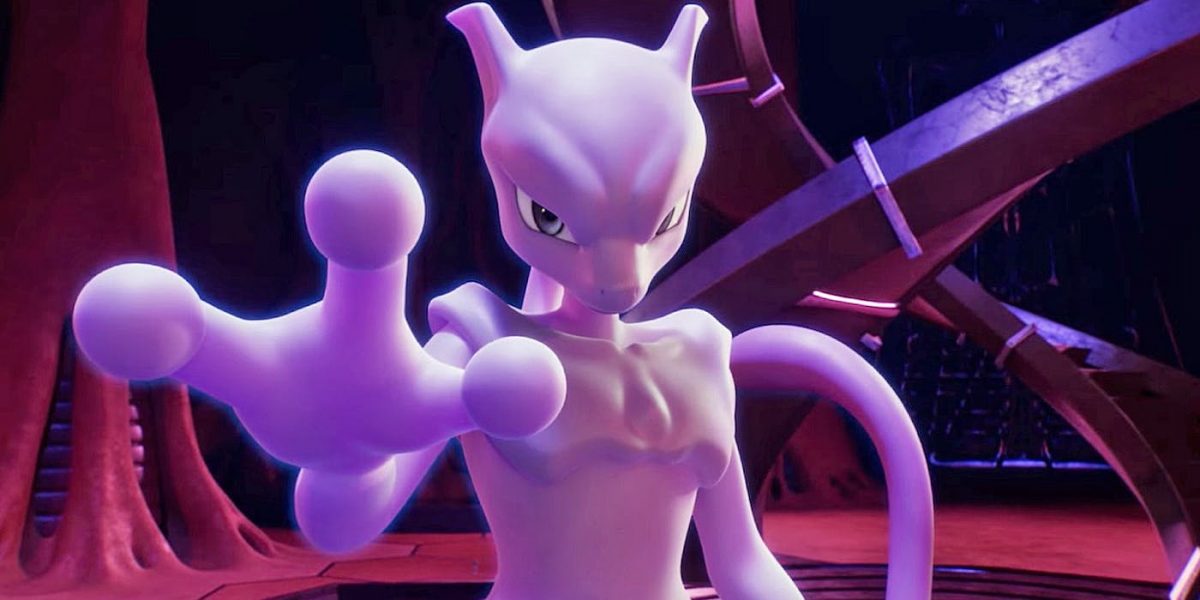 Mewtwo and Mew Battle in the Pokémon: Mewtwo Strikes Back—Evolution Manga