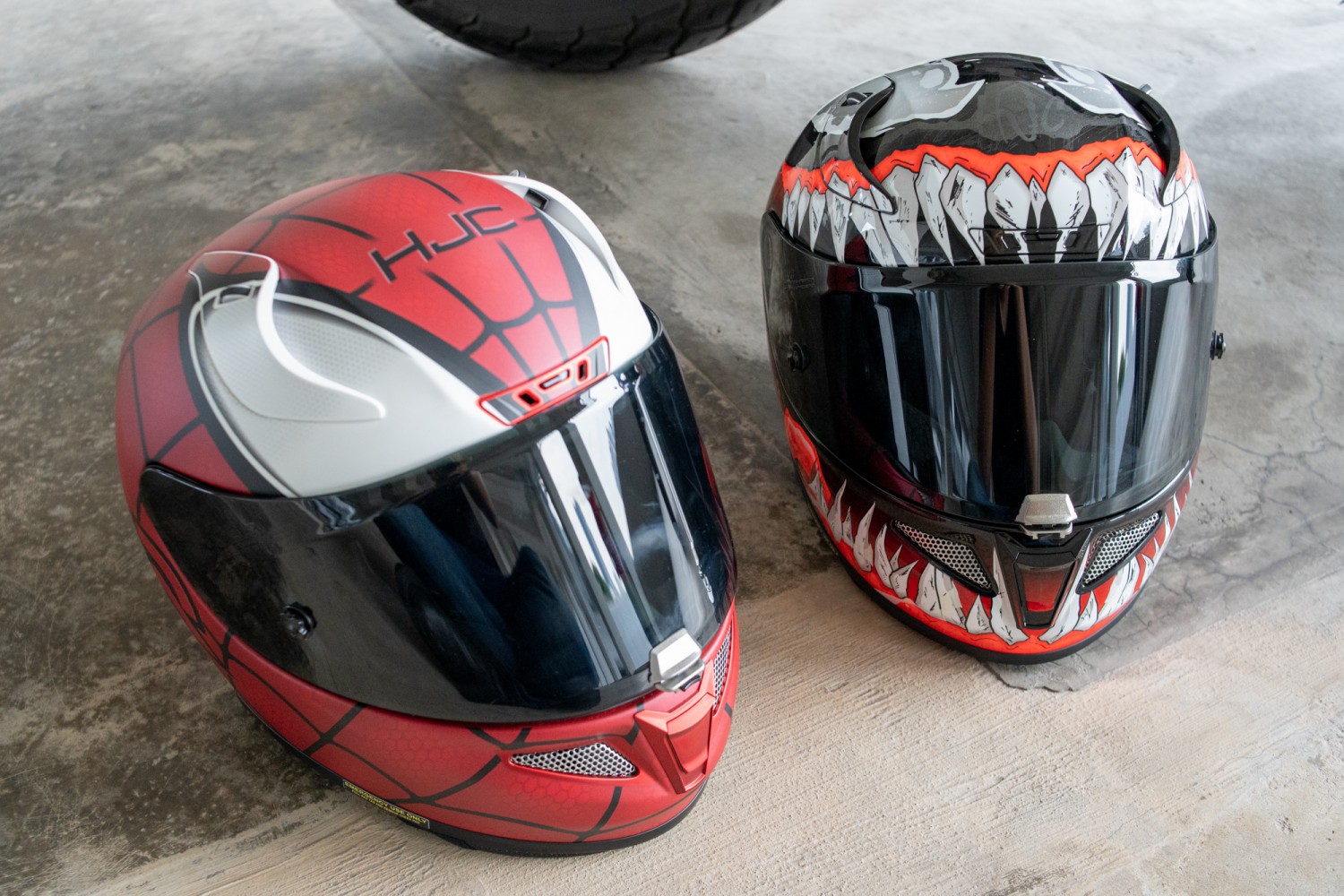 Ride Like A Badass With These Spider-Man Themed HJC Motorcycle Helmets