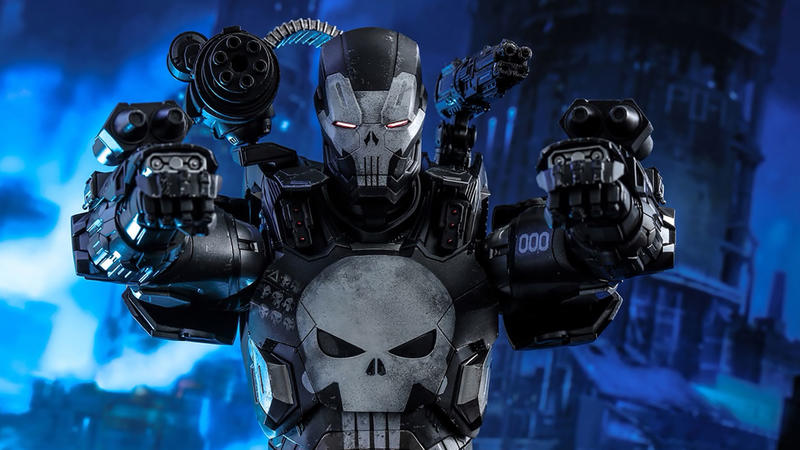 Marvel Legends Series Punisher War Machine Electronic Helmet