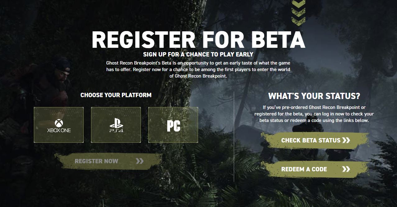 Geek Giveaway: Tom Clancy’s Ghost Recon Breakpoint Beta Instructions