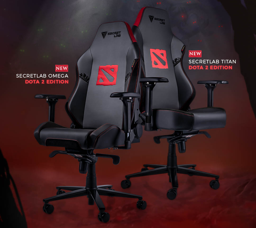 Team Secret x Secretlab gaming chair