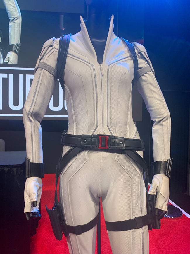 New All-White Black Widow Outfit Shown Off At D23 Expo 2019