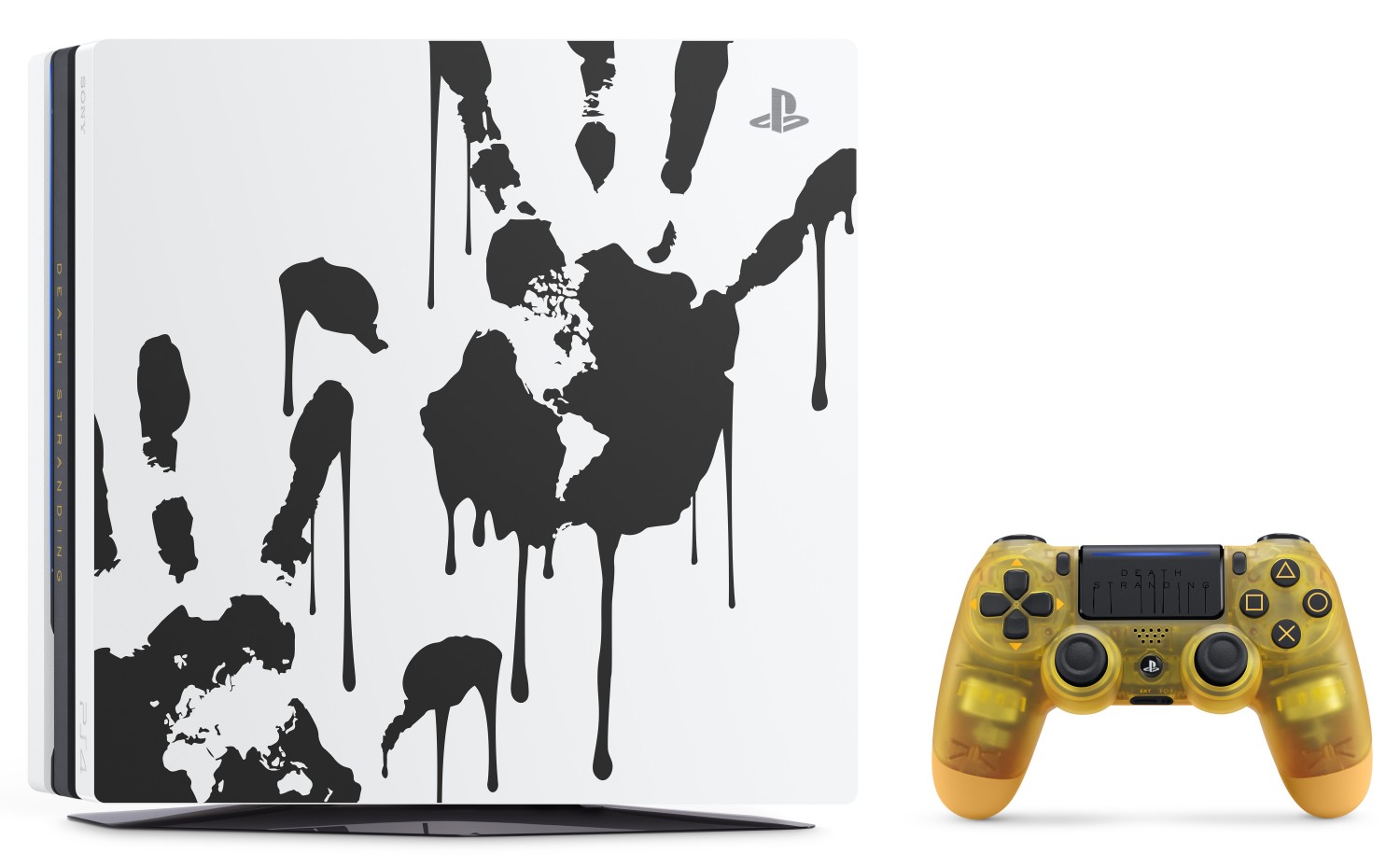 Sony S Limited Edition Death Stranding Ps4 Pro S Controller Is Modelled After Its Weird Baby Geek Culture