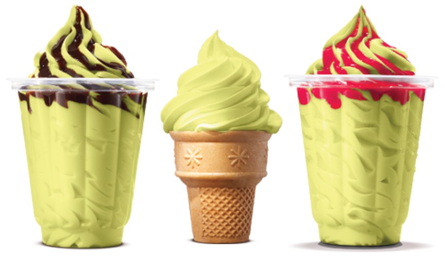 Burger King Banana Avocado Ice Cream Delights