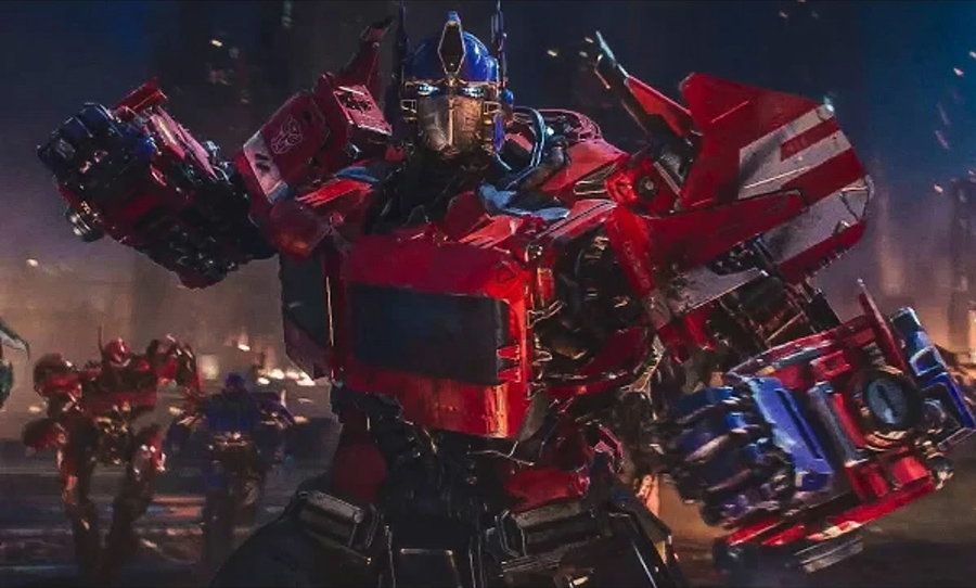 optimus prime from bumblebee movie