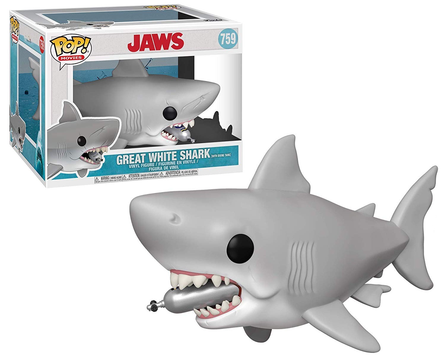 jaws great white shark pop