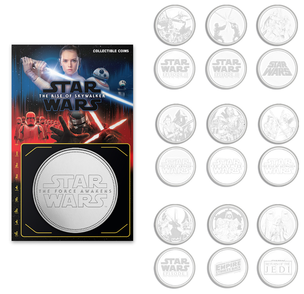 star wars coin set