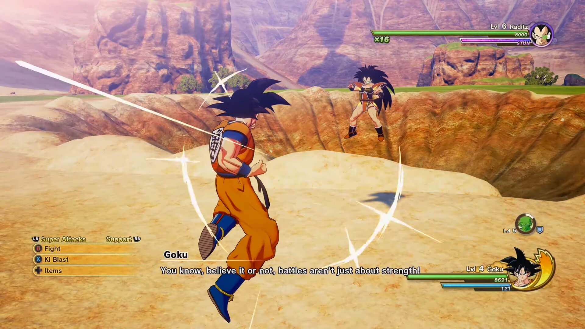 Le jeu Dragon Ball Z Kakarot, en Gameplay Vidéo