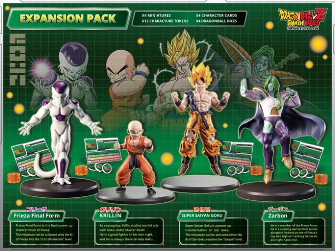 The Dragon Ball Z Smash Battle Miniatures Game By Kids Logic Co. Is A ...