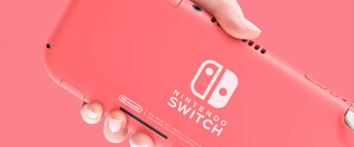 nintendo switch lite coral