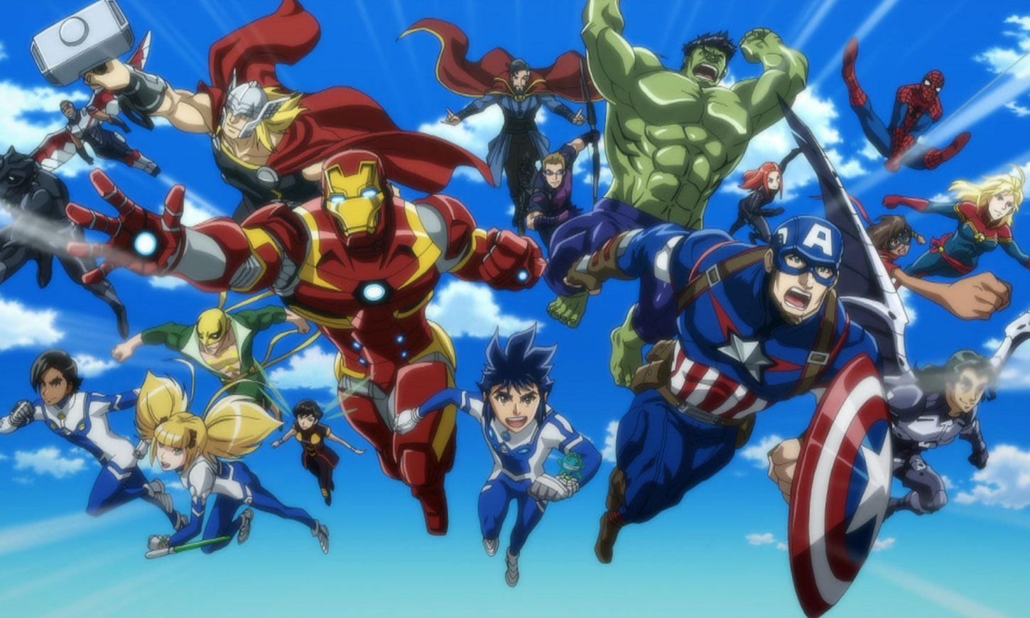 Marvel Future Avengers Japanese Anime Series Premieres 28