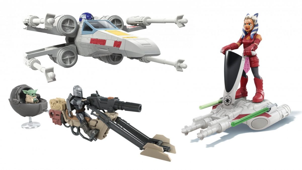 star wars figures and ships