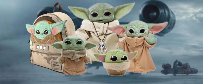 Baby Yoda busting out at Toy Fair New York