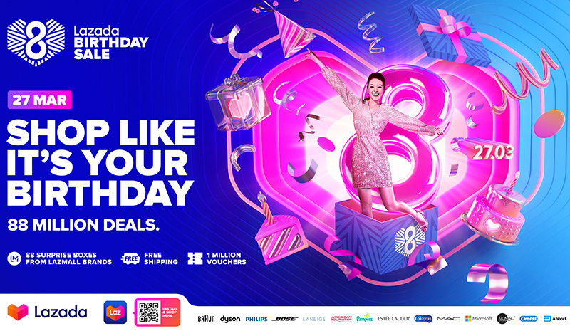 Celebrate Lazada's 8th Birthday With Tons Of Exciting Deals